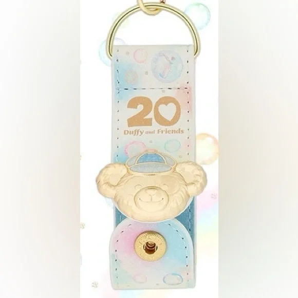 Tokyo Disney Sea Duffy & Friends 20th Anniv. Headband Holder Keychain, NWT. - Picture 3 of 4